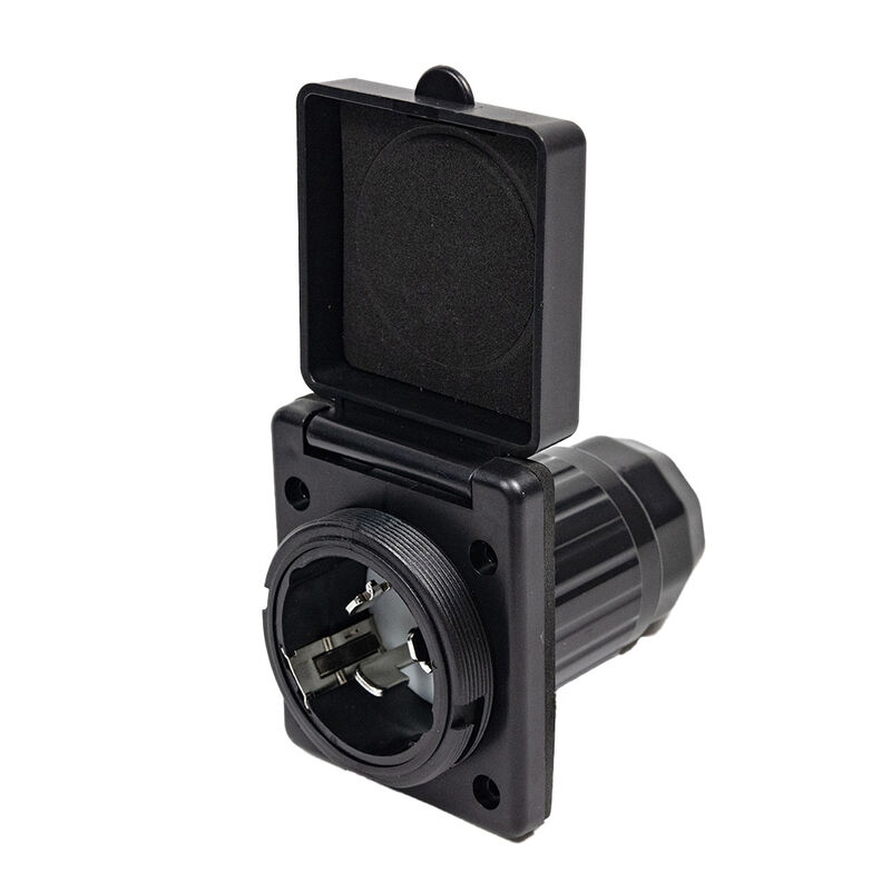 Electric World 50A RV Inlet in Black