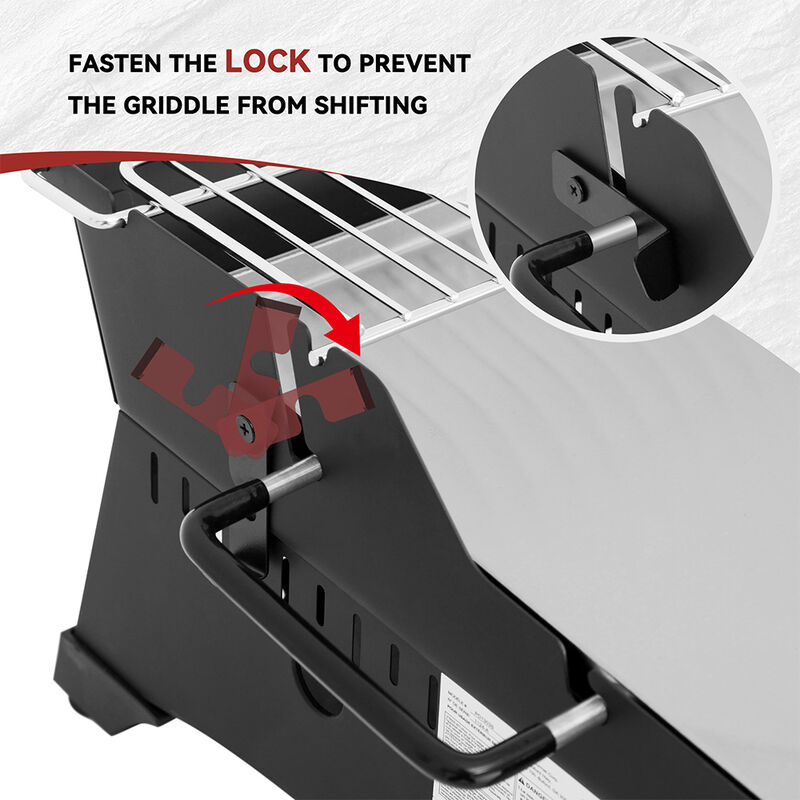 Royal Gourmet 24" Portable 3-Burner Tabletop Gas Griddle image number 10