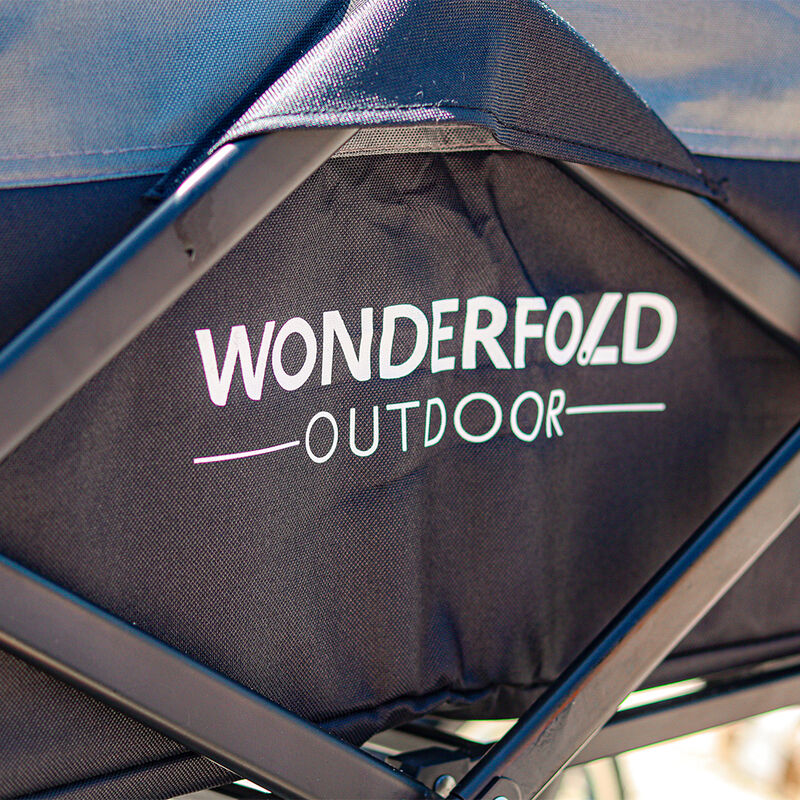 Wonderfold Outdoor S4 Push and Pull Premium Utility Folding Wagon with Canopy image number 8
