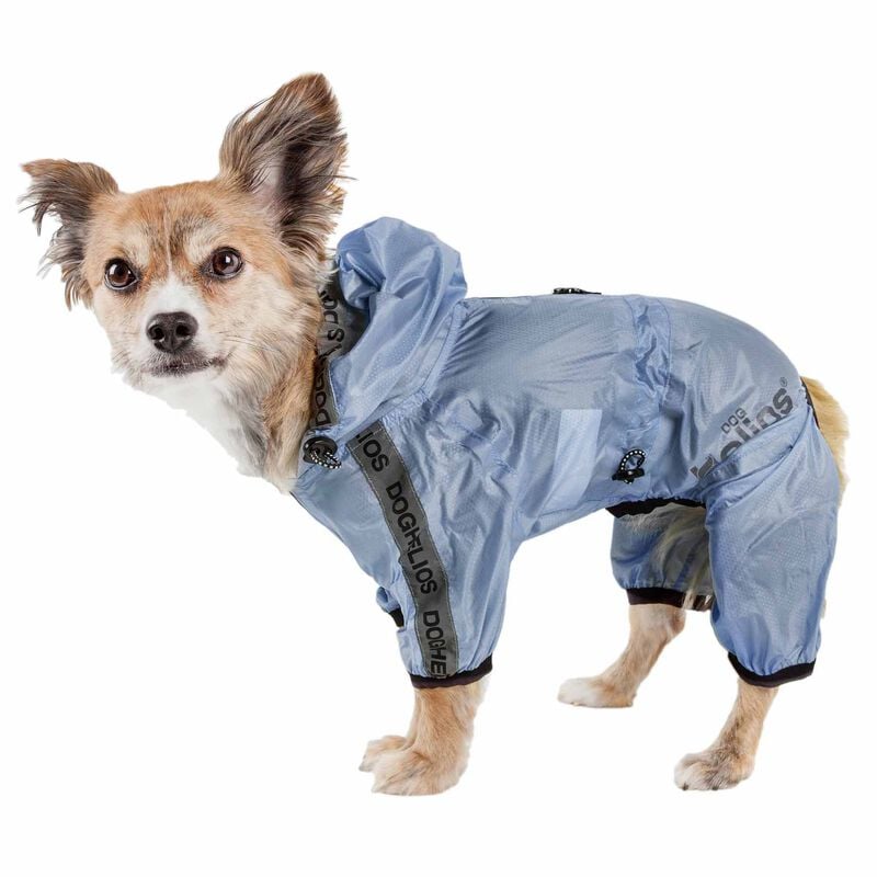 Dog Helios ® 'Torrential Shield' Waterproof Multi-Adjustable Full Bodied Pet Dog Windbreaker Raincoat image number 1