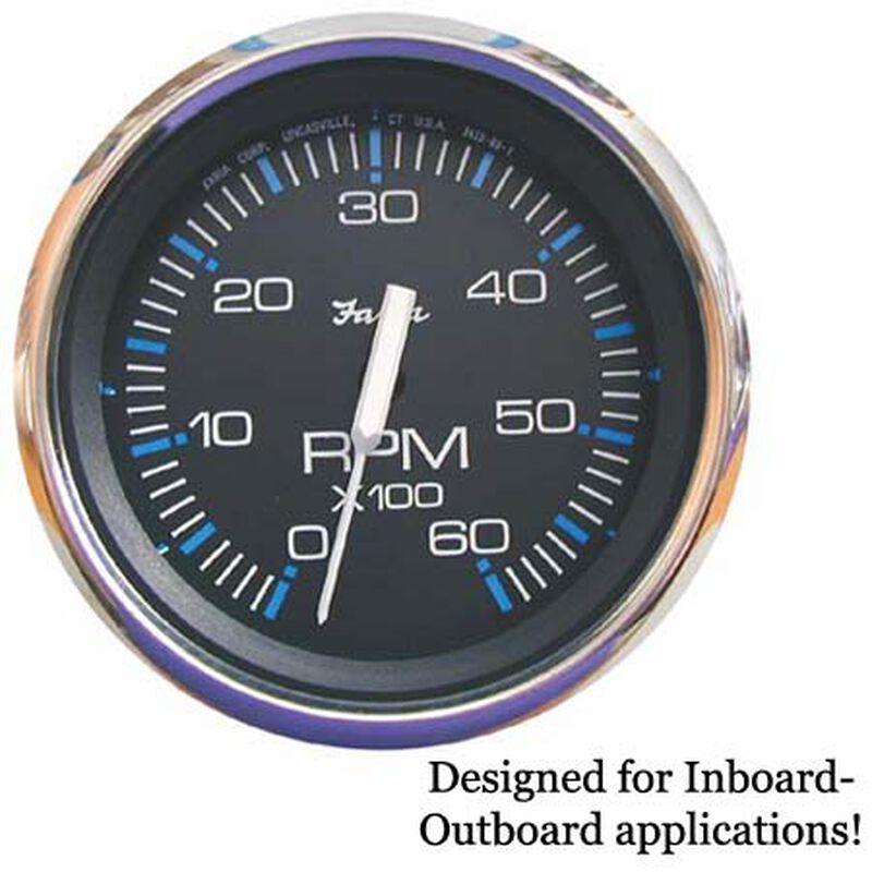 Faria Chesapeake SS Instruments - Tachometer (6000 rpm) image number 1