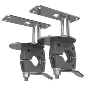 Magma Crossover Single Firebox Dual Round Rail Mounts, Standard 7/8" or 1" Rails