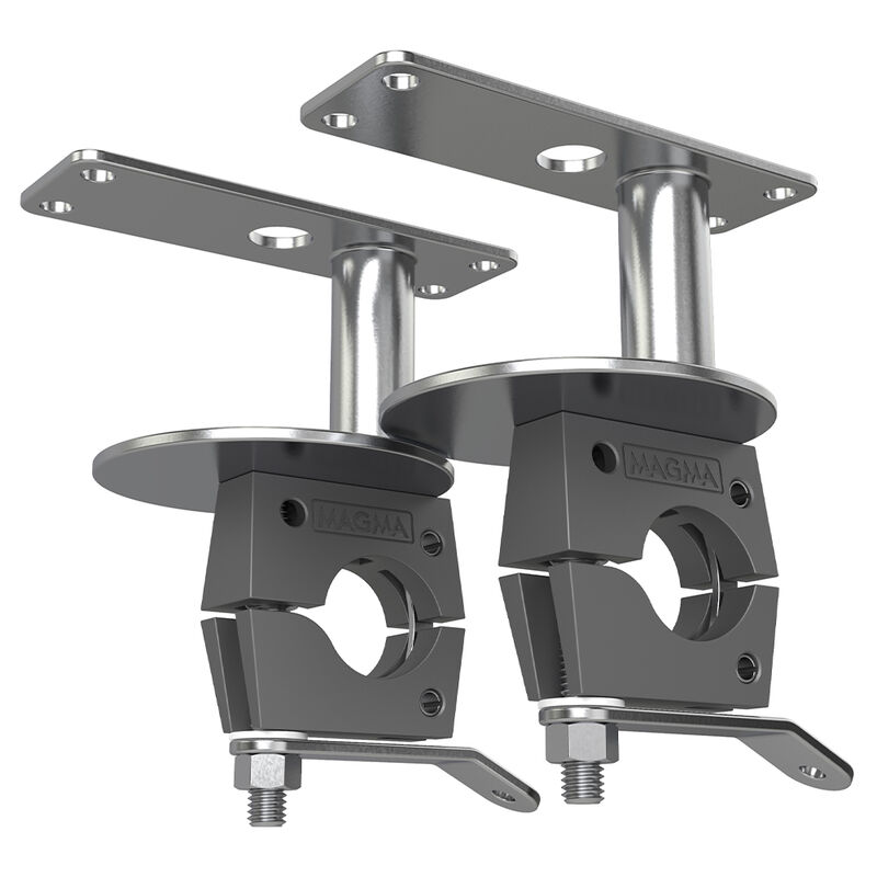 Magma Crossover Single Firebox Dual Round Rail Mounts, Standard 7/8" or 1" Rails image number 1