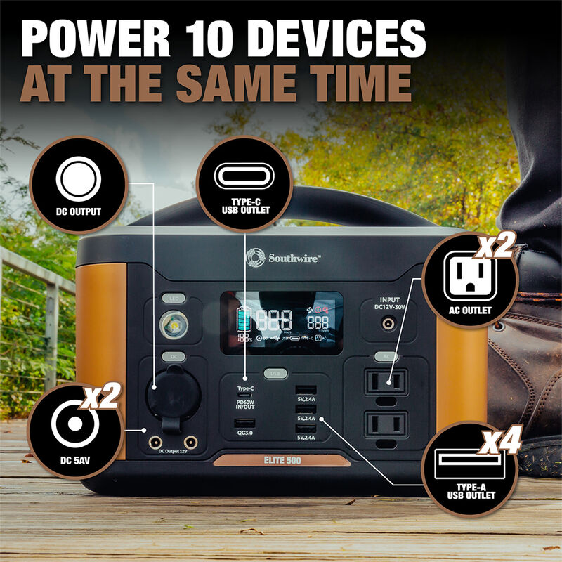 Southwire Elite 500 Series Portable Power Station image number 9