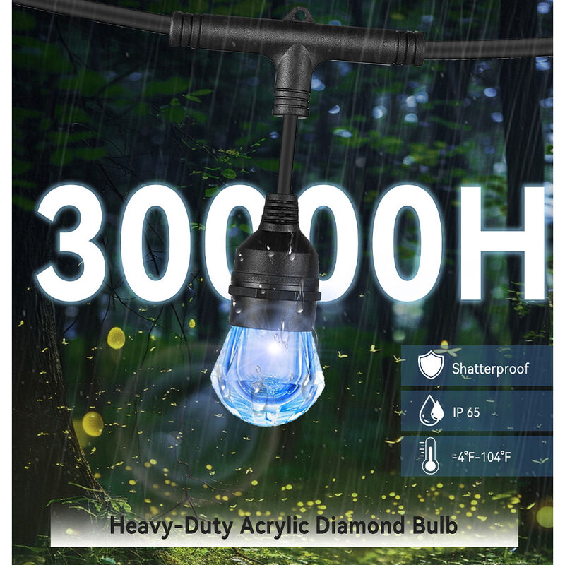 Topus International 48ft Smart String Light image number 4