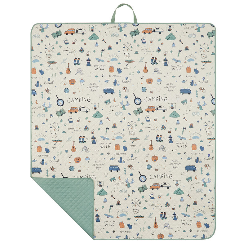 Enclave Oversized Reversible Tote Blanket, Camping image number 2