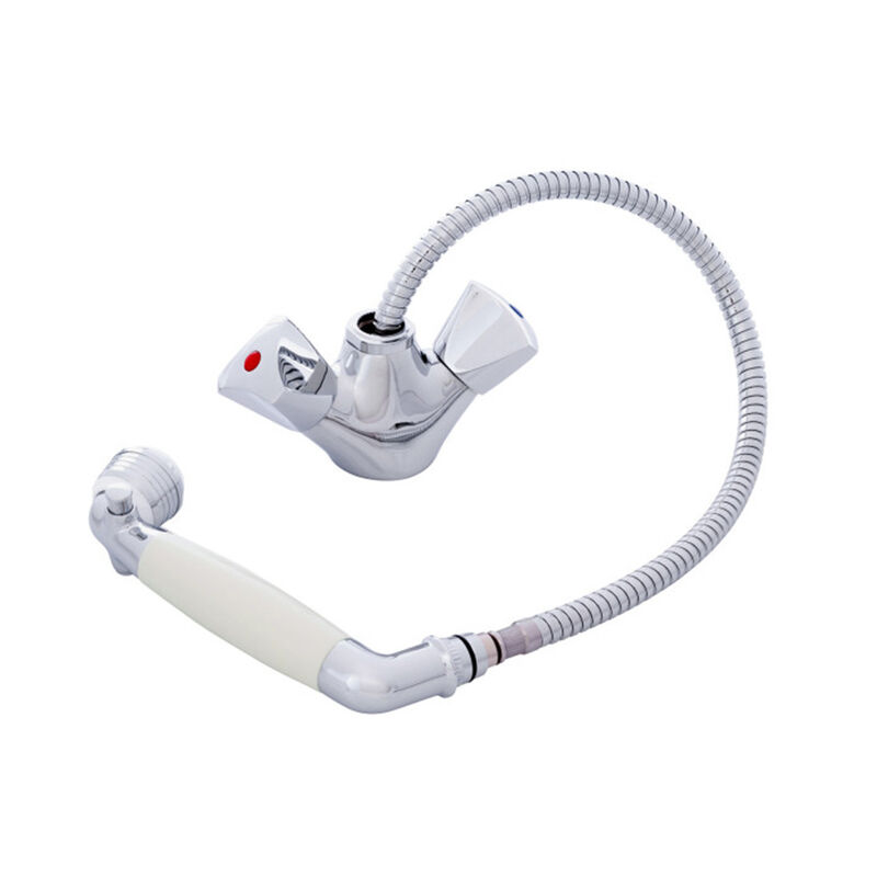 Ambassador Marine Trinidad Shower Head / Faucet Combo, Chrome/Warm White image number 2