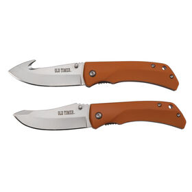 Old Timer Orange Folding Knife 2-Pack