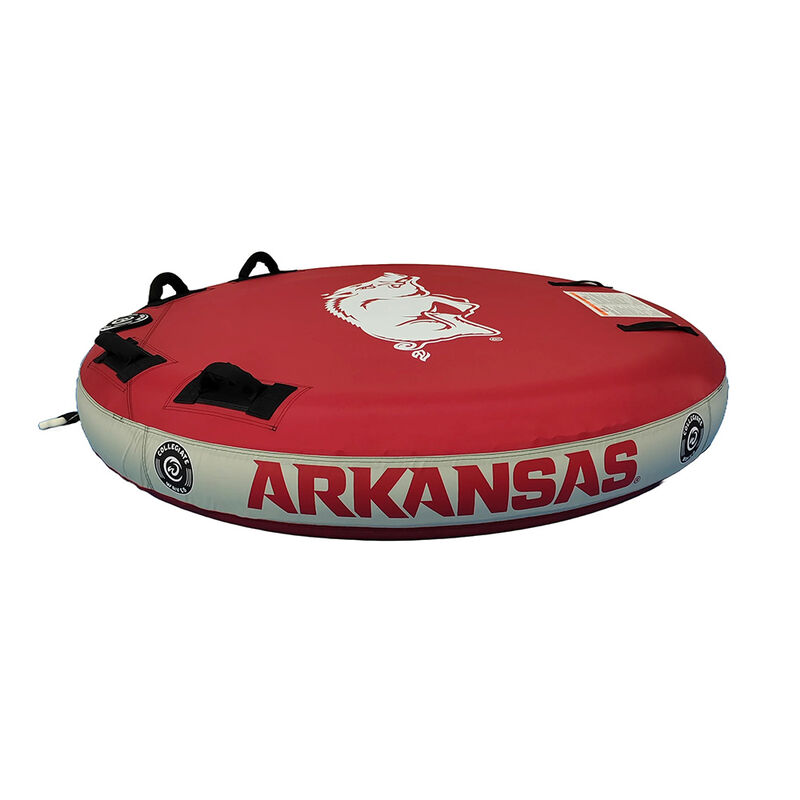 Collegiate Waves Arkansas "The Rookie" Towable Tube image number 2