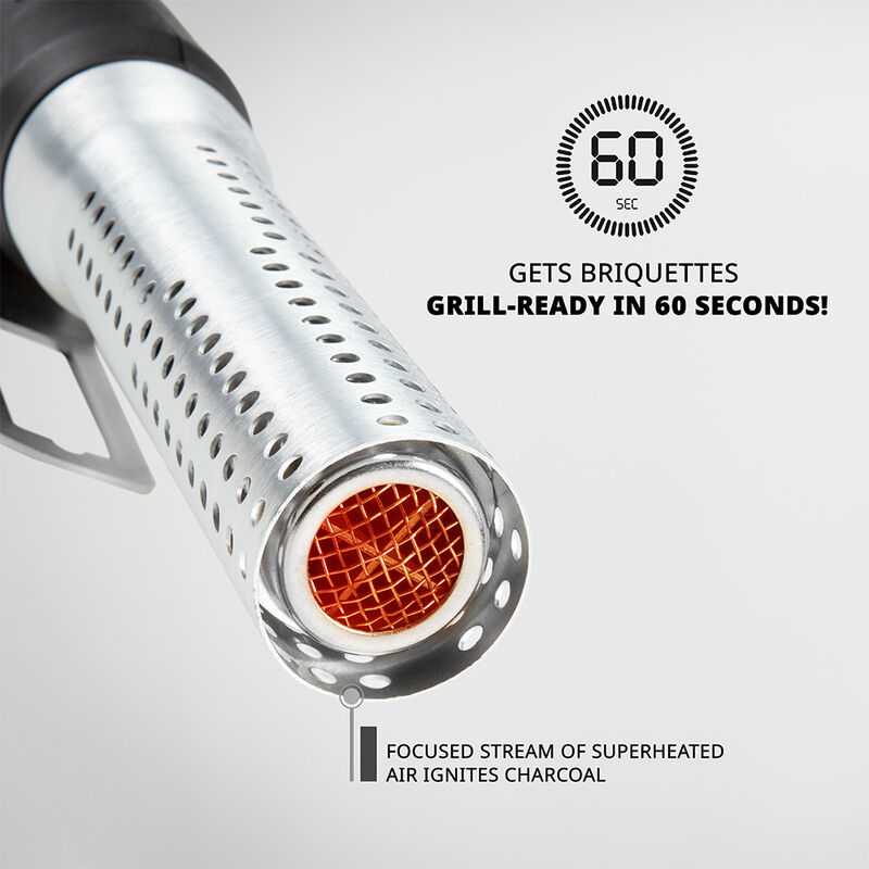 Ivation Electric Charcoal Starter with Push-Button Start image number 2