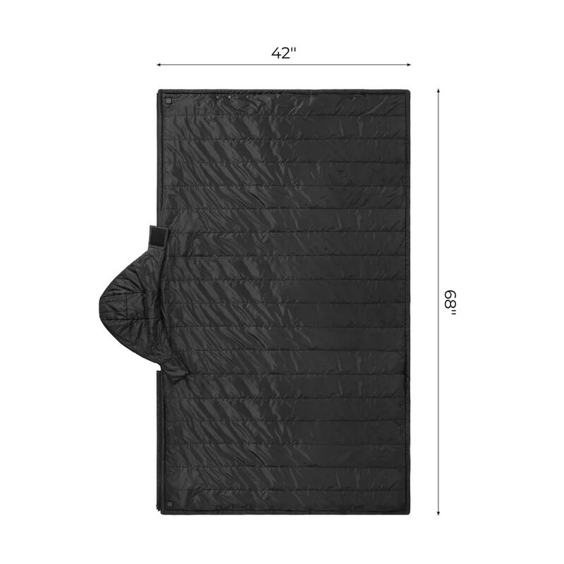 ORORO Heated Dual Control Poncho Blanket with 8 Heating Zones image number 15