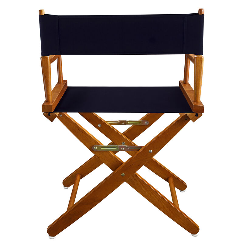 American Trails Extra-Wide Director's Chair, Mission Oak Frame, Black image number 4
