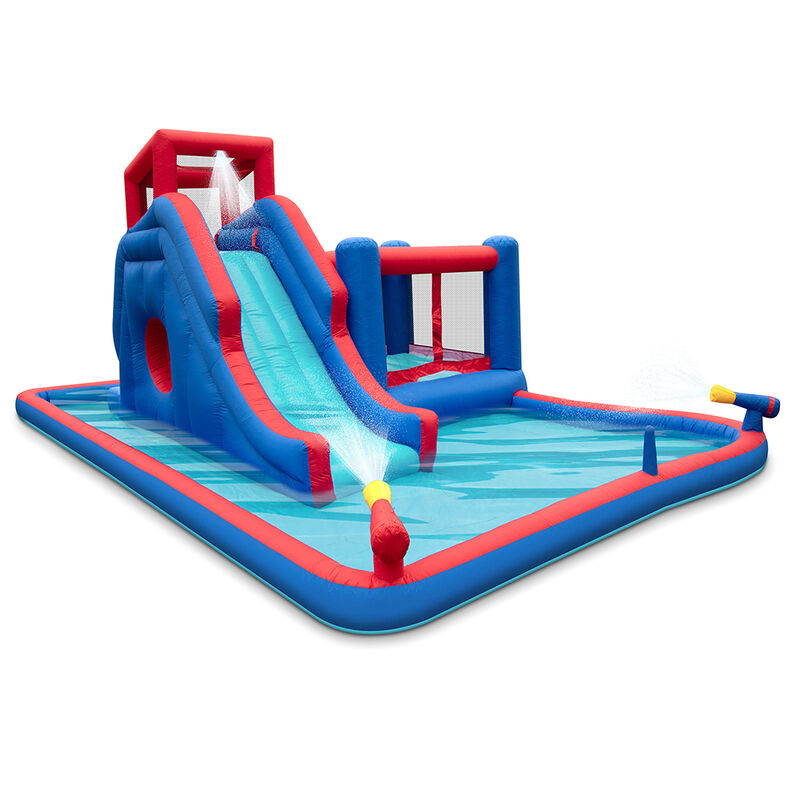 Sunny & Fun Inflatable Water Park with Slide and Bounce House image number 1