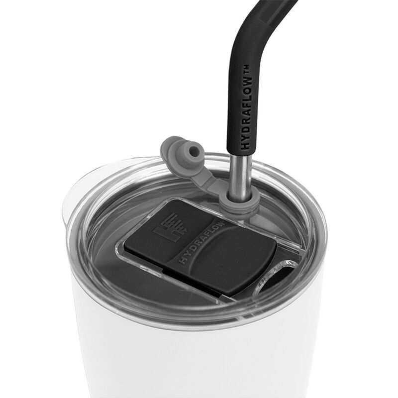 Hydraflow Capri 30oz Triple-Wall Vacuum Insulated Tumbler with Straw image number 8