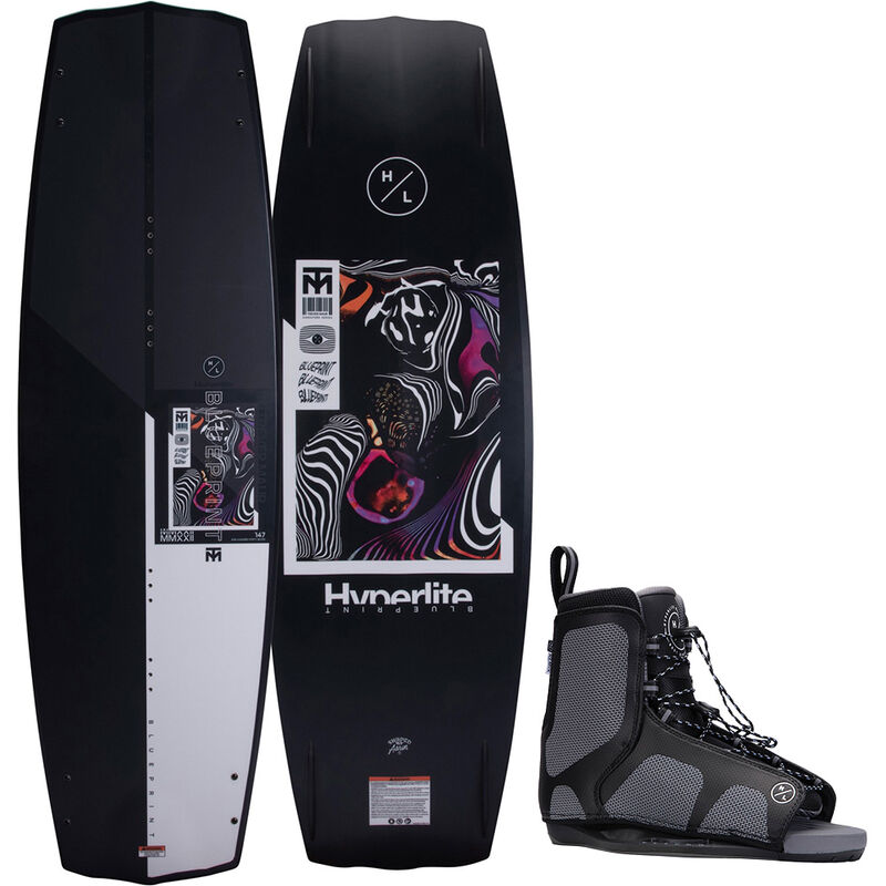 Hyperlite Blueprint Wakeboard with Remix Bindings image number 1