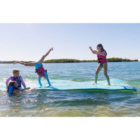 Overton's Splash Island, 18' x 6' x 1-3/8", Blue/Seafoam