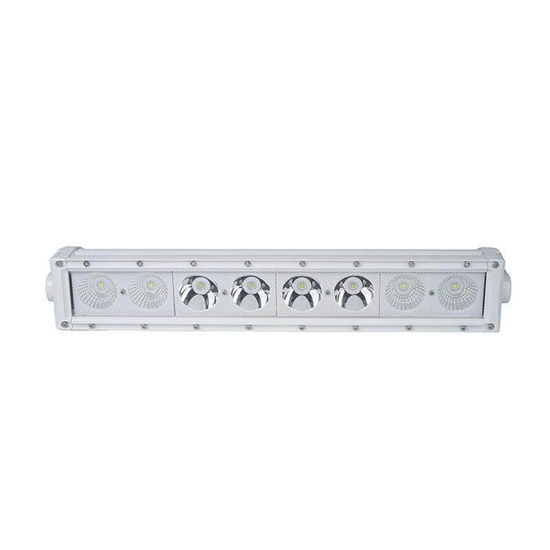 New - 18.5inch Marine Grade Single Row Straight Light Bar with 80-Watt 8  x 10W High Intensity OSRAM LEDs image number 1