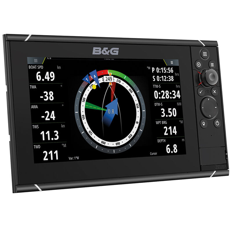 B&G Zeus 3 9" Multifunction Display With Insight Charts image number 1