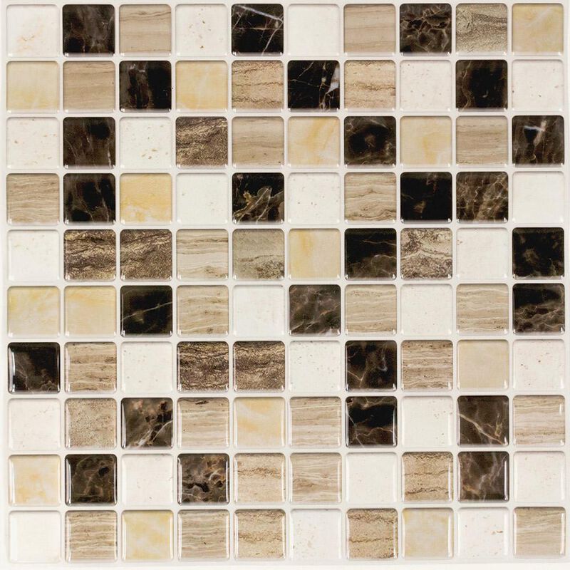Peel and Stick Mosaic Wall Tiles, Capitol Reef- 5 Pack image number 1