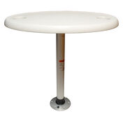 Springfield Oval Table Package With Thread-Lock Pedestal