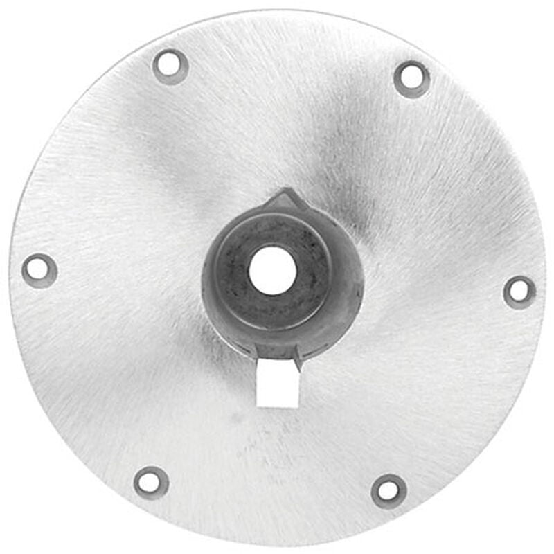 Swivl-Eze Wedge Brushed Aluminum Base Plate for 2" and 2-3/8" Wedge Pedestals image number 2