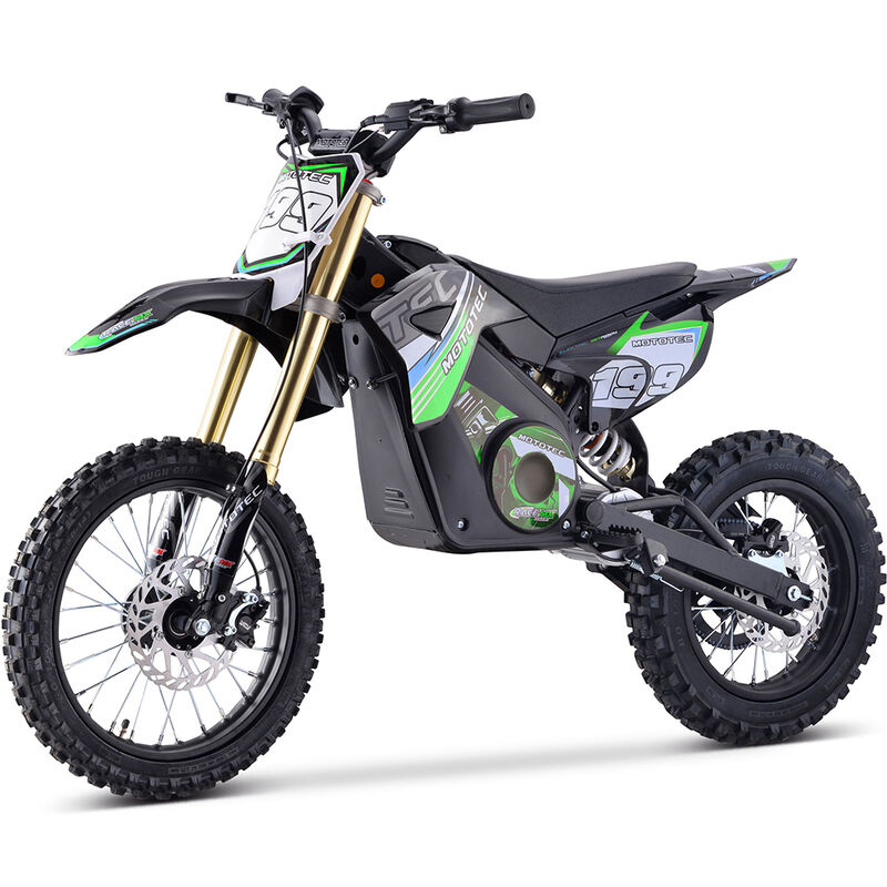 MotoTec 48V 1500W Pro Lithium Electric Dirt Bike image number 9