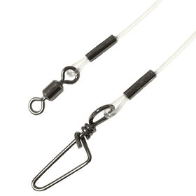 SPRO Heavy Power Swivel Fluorocarbon Leader, 10", 80-lb.