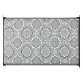 Reversible Magnolia Design RV Patio Mat