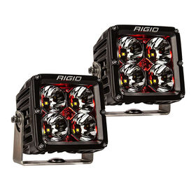 RIGID Radiance Pod XL - Black Case with Red Backlight - Pair