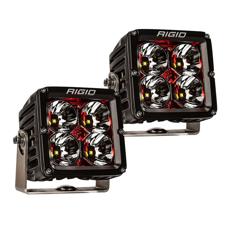 RIGID Radiance Pod XL - Black Case with Red Backlight - Pair image number 1