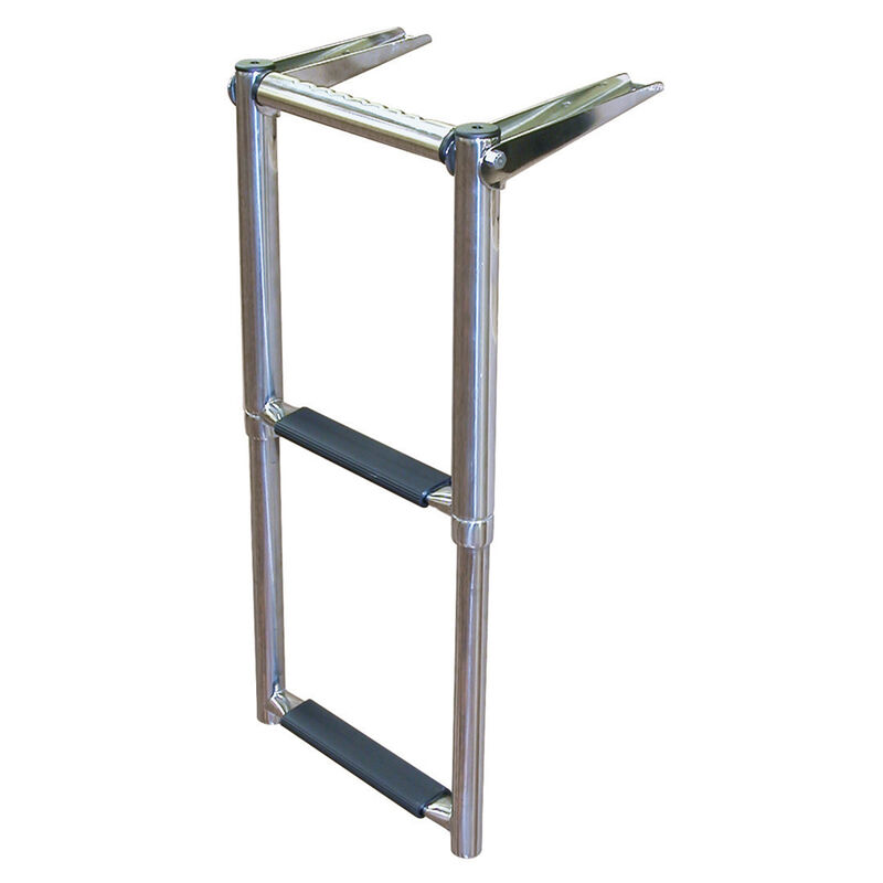 Dockmate Over-Platform Telescoping Ladder With Hand Grip, 2-Step image number 1