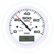 Sierra Arctic 3" GPS Speedometer With LCD Heading Display, 80 MPH