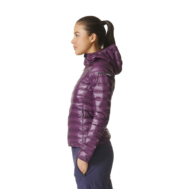 Adidas Women's Terrex Lite Down Hooded Jacket image number 4