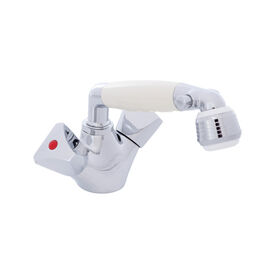 Ambassador Marine Trinidad Shower Head / Faucet Combo, Chrome/Warm White