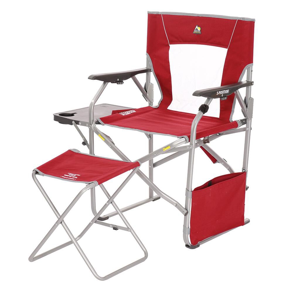 GCI Outdoor Folding Director's Chair With Ottoman