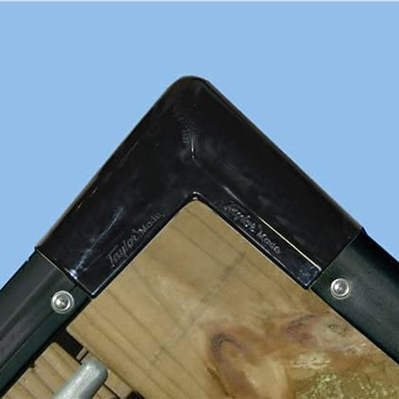 90 Degree Vinyl Corner Bumper Black 6' x 6' image number 2