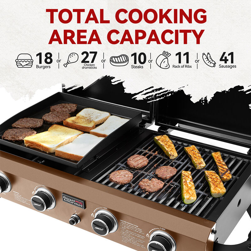 ROYAL GOURMET CORP 4-Burner Grill Combo image number 6