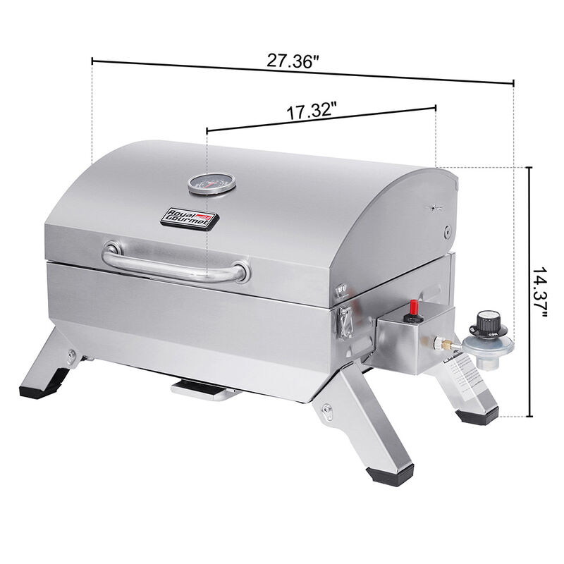 Royal Gourmet Stainless Steel Portable Grill image number 7