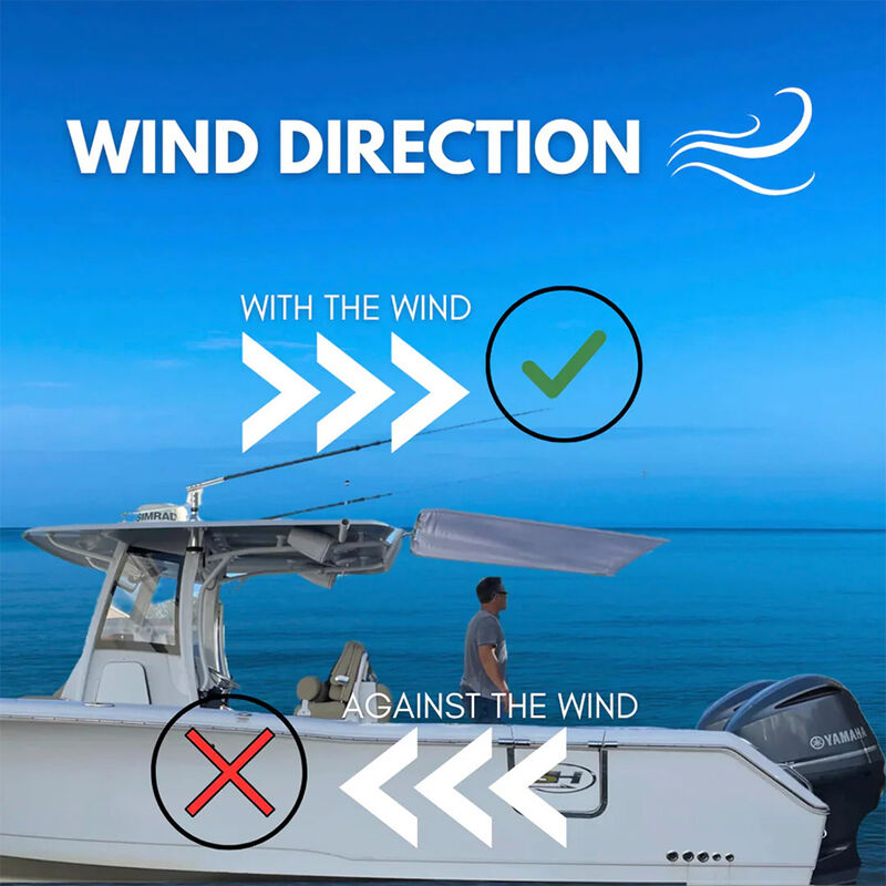 Poseidon Racks Dev Fishing Boat Sun Shade image number 5