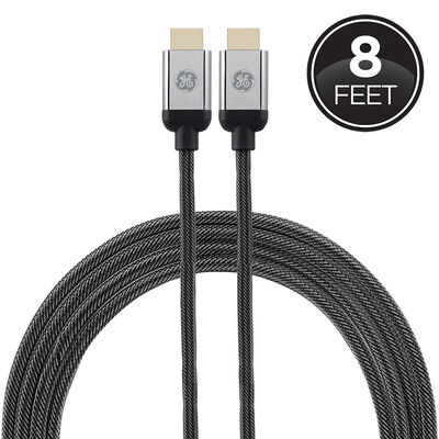 GE UltraPro Series 8' High-Speed HDMI Cable with Ethernet