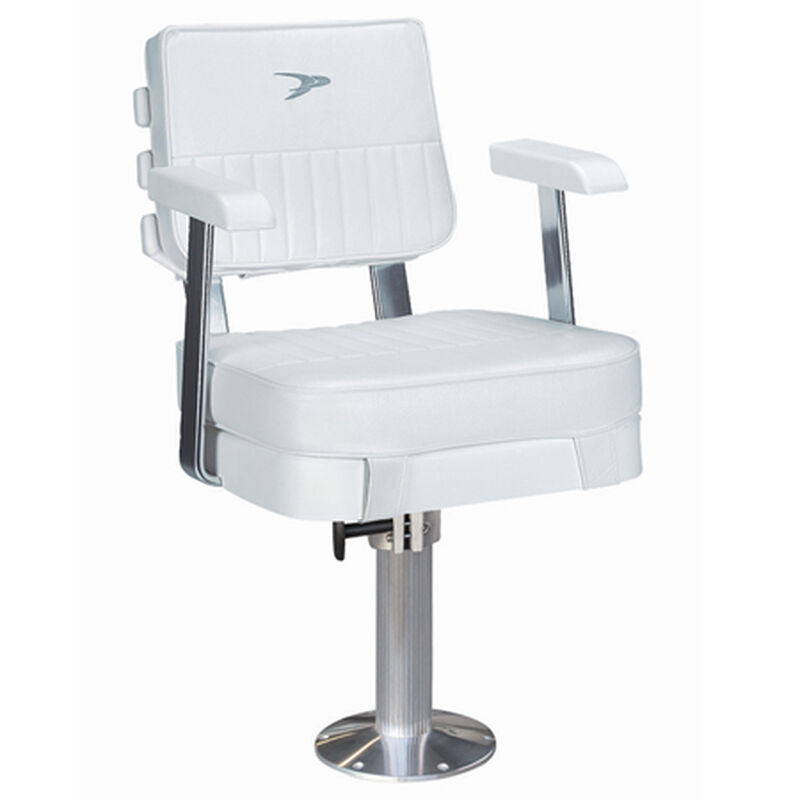 Wise Ladder Back Helm Chair w/15" Fixed Pedestal and Seat Swivel image number 1