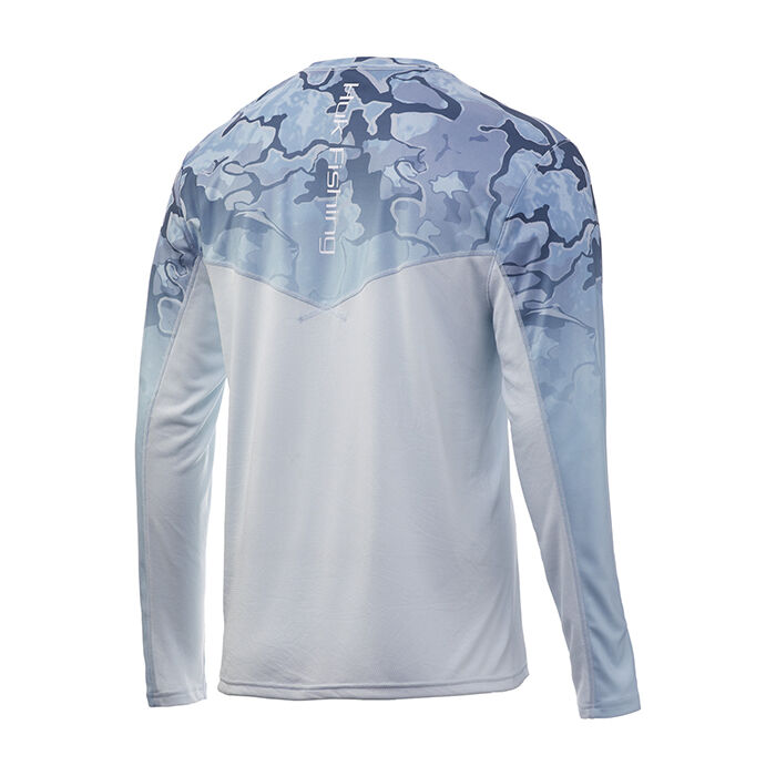 Huk Men's Icon X Camo Fade Small Breathable Long Sleeve Shirt