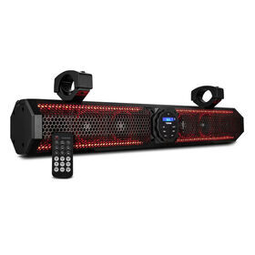 DS18 SB26BTXRGB 26" Marine Amplified Sound Bar with RGB Lighting
