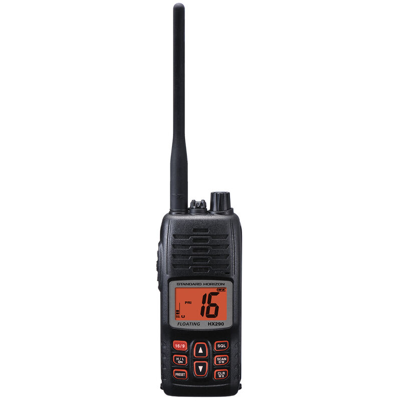 Standard Horizon HX290 Floating Handheld VHF Radio image number 2