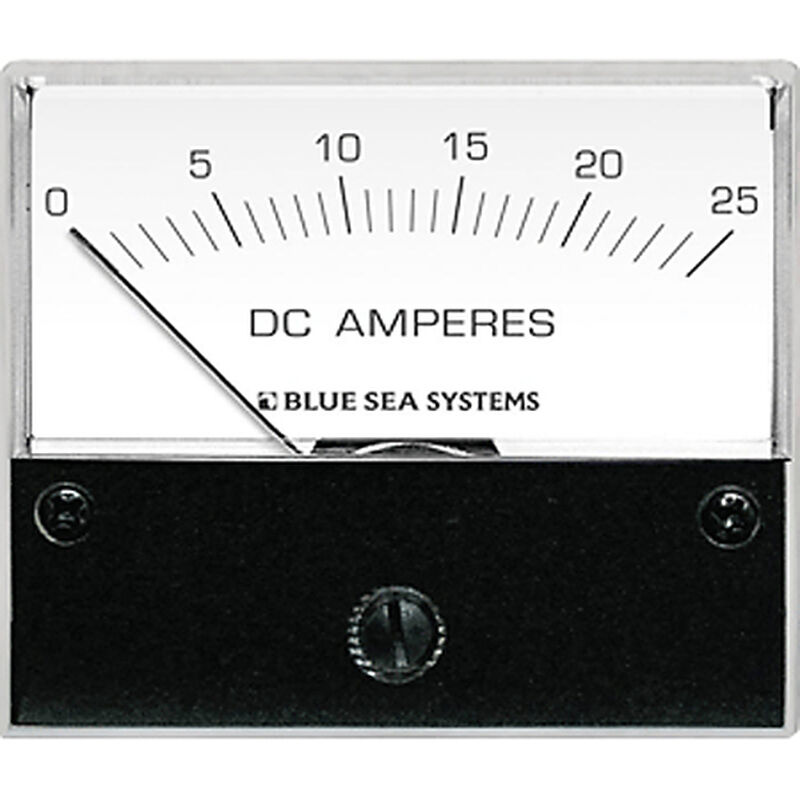 Blue Sea DC Analog Ammeter, 0-25A image number 1
