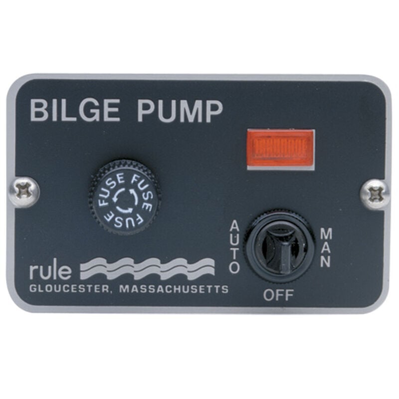 Rule 41 Three-Way Lighted Panel Switch For Automatic Bilge Pump image number 1