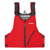 Yukon Base Adult Paddle Life Vest - Red - Oversized