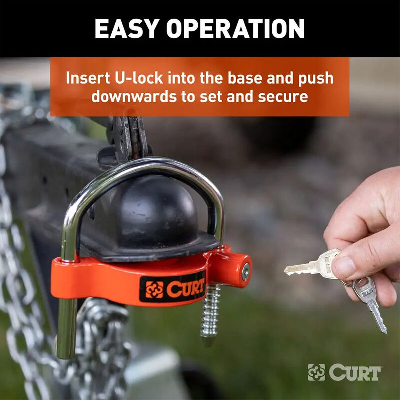 CURT 23092 Hitch and Coupler Lock Set image number 8