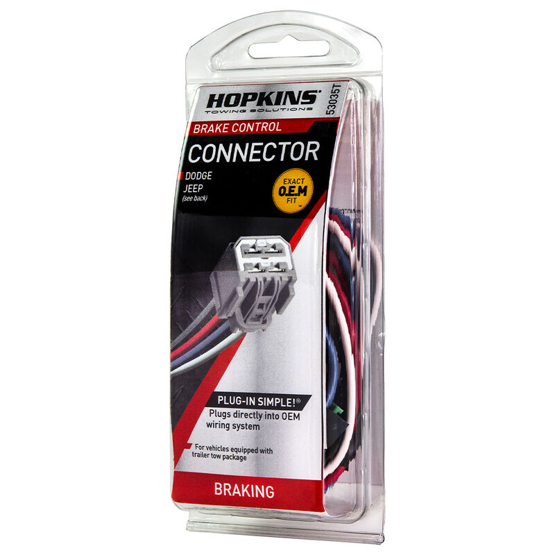 Hopkins 53035 Dodge Plug-In Simple Brake Control Connector image number 3