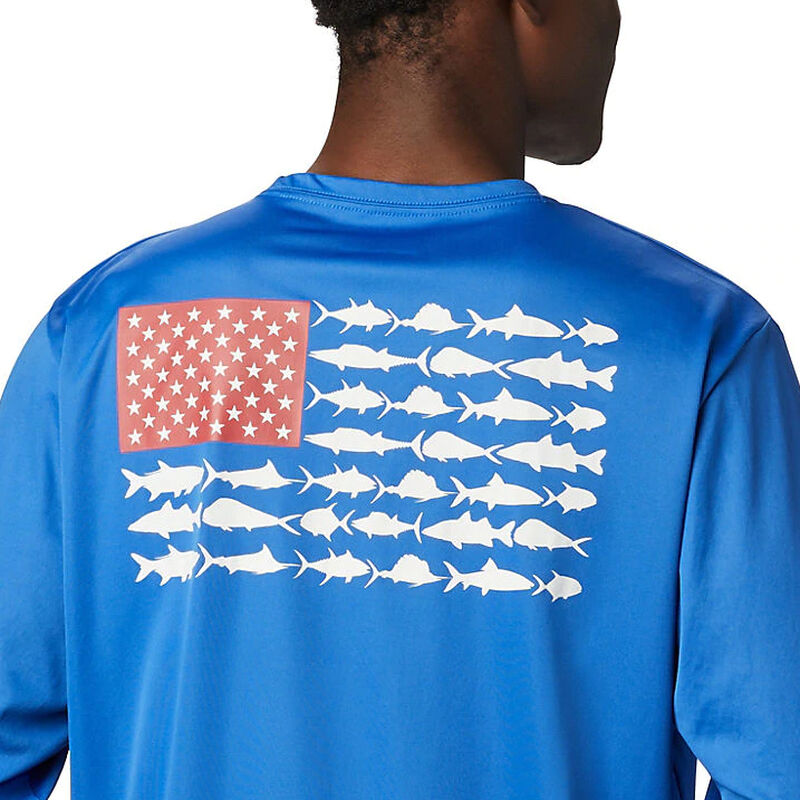 Columbia Men's Terminal Tackle PFG Fish Flag Long-Sleeve Shirt image number 9